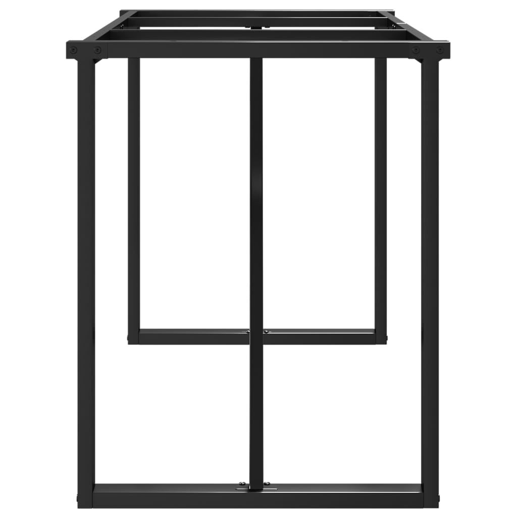 Esstisch-Gestell in O-Form 140x60x73 cm Stahl