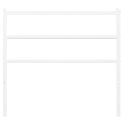 Ersatz-Kopfteil Metall Weiß 100 cm