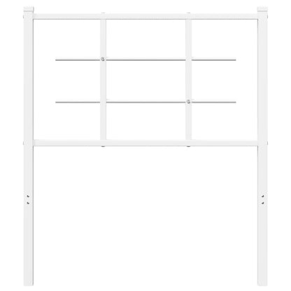 Ersatz-Kopfteil Metall Weiß 75 cm