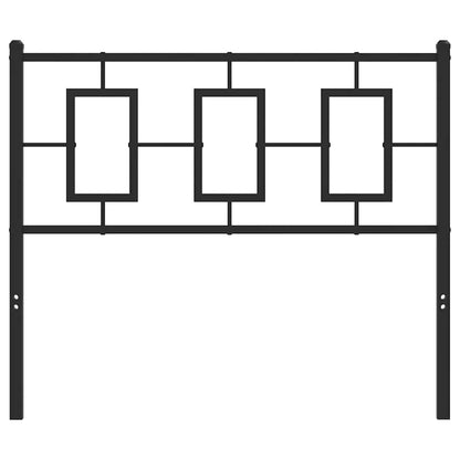 Ersatz-Kopfteil Metall Schwarz 100 cm
