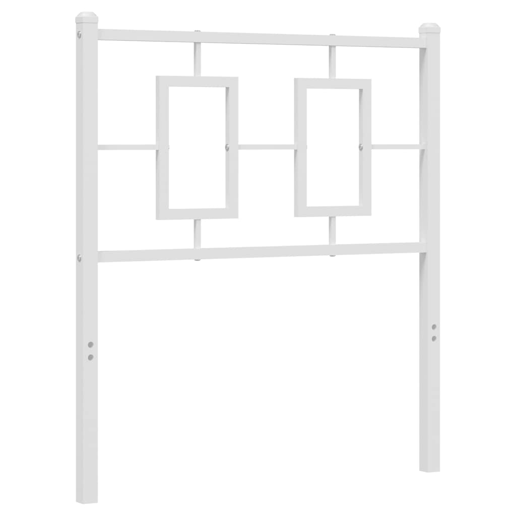 Ersatz-Kopfteil Metall Weiß 80 cm