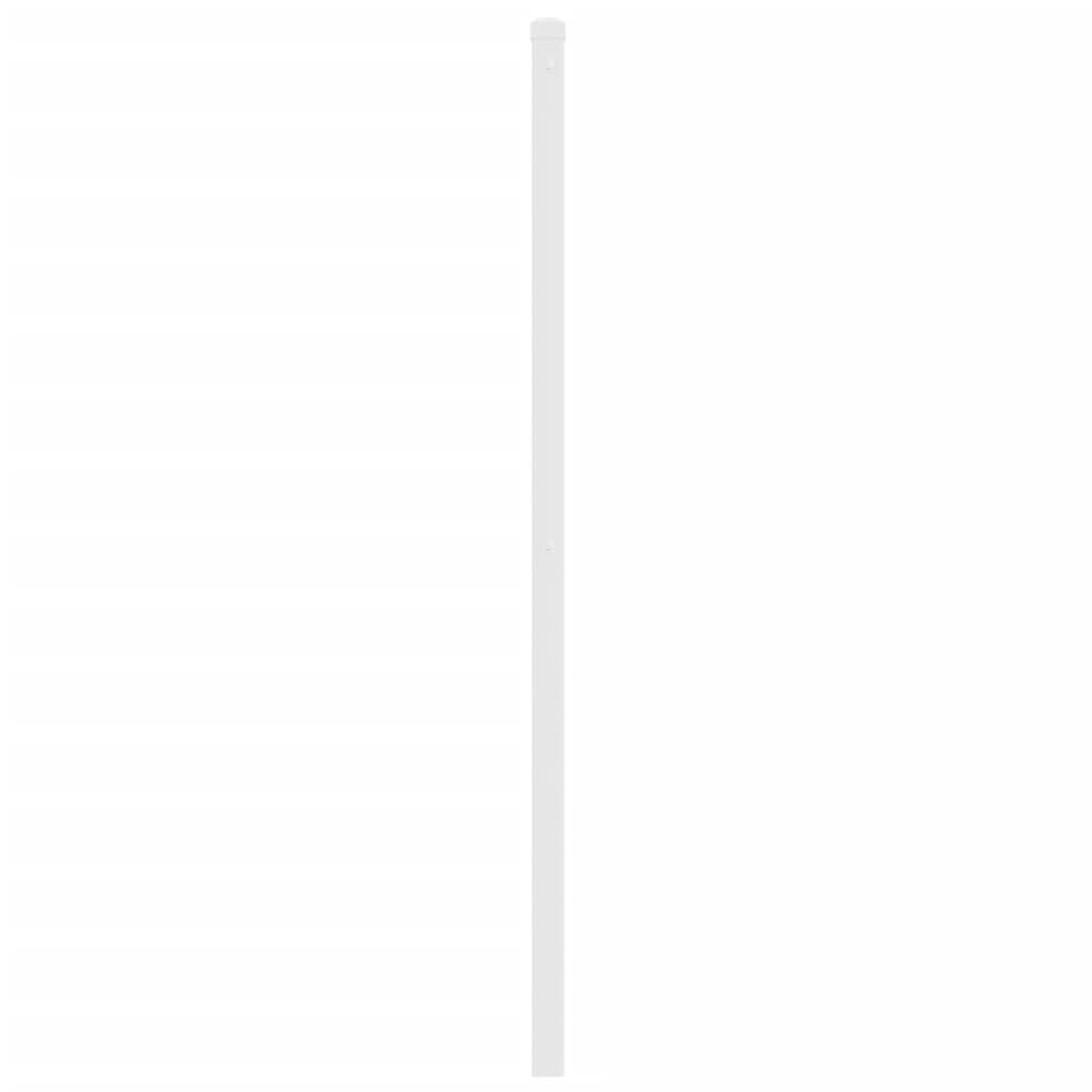 Ersatz-Kopfteil Metall Weiß 160 cm