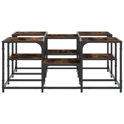 Couchtisch Räuchereiche 91x91x40 cm Holzwerkstoff