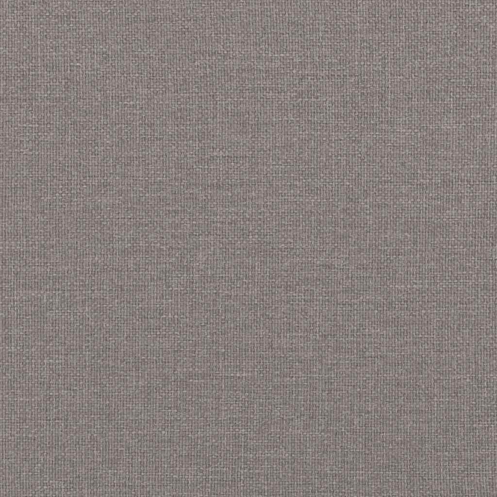 Bettgestell ohne Matratze "Hvar" Taupe 120x200 cm Stoff
