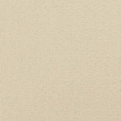Bettgestell ohne Matratze "Hvar" Creme 120x200 cm Stoff
