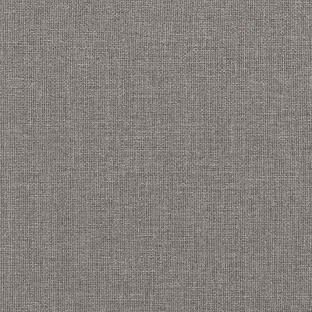Bettgestell ohne Matratze "Hvar" Taupe 180x200 cm Stoff