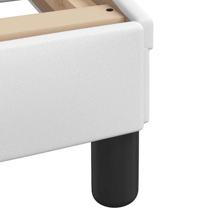 Bettgestell ohne Matratze "Zadar" Weiß 90x200 cm Kunstleder