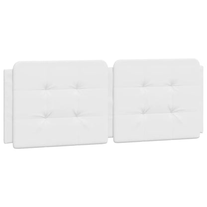 Bettgestell ohne Matratze "Zadar" Weiß 140x190 cm Kunstleder