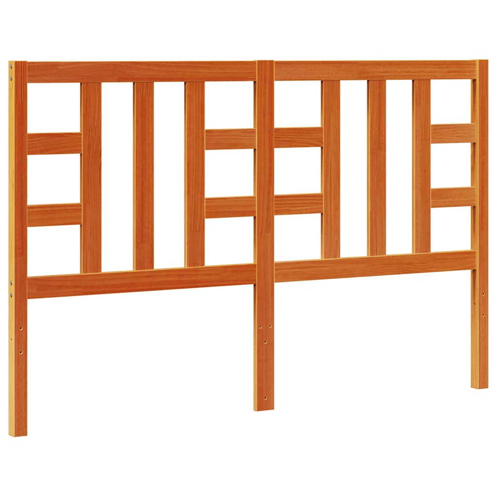 Kopfteil Wachsbraun 150 cm Massivholz Kiefer