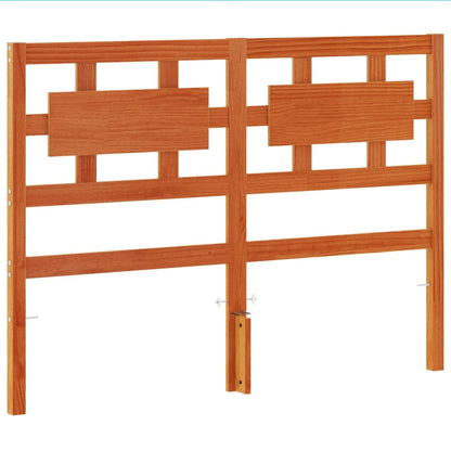 Kopfteil Wachsbraun 135 cm Massivholz Kiefer