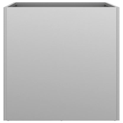 Pflanzkübel Silbern 42x40x39 cm Verzinkter Stahl