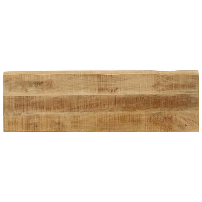 Bank Baumkante 105 cm Massivholz Mango