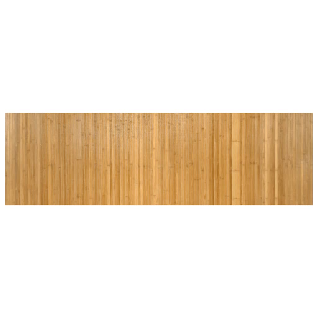 Teppich Rechteckig Natur 60x200 cm Bambus