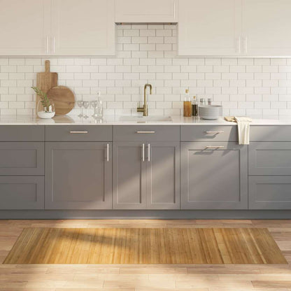 Teppich Rechteckig Natur 70x200 cm Bambus