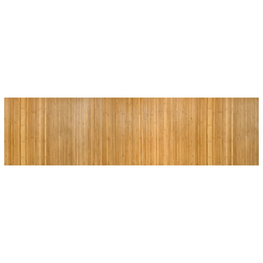 Teppich Rechteckig Natur 80x300 cm Bambus