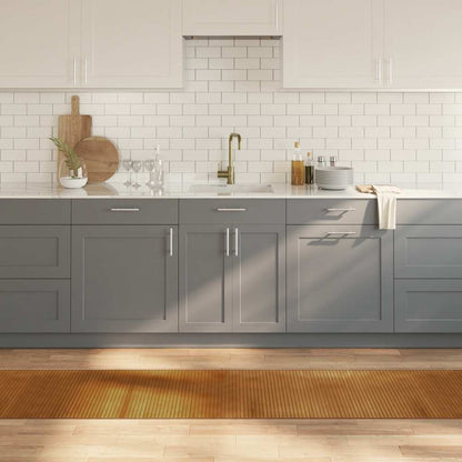 Teppich Rechteckig Braun 60x400 cm Bambus