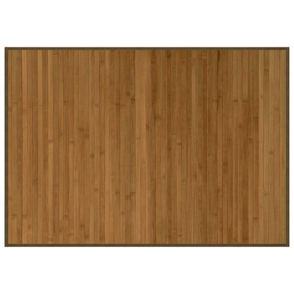 Teppich Rechteckig Braun 70x100 cm Bambus
