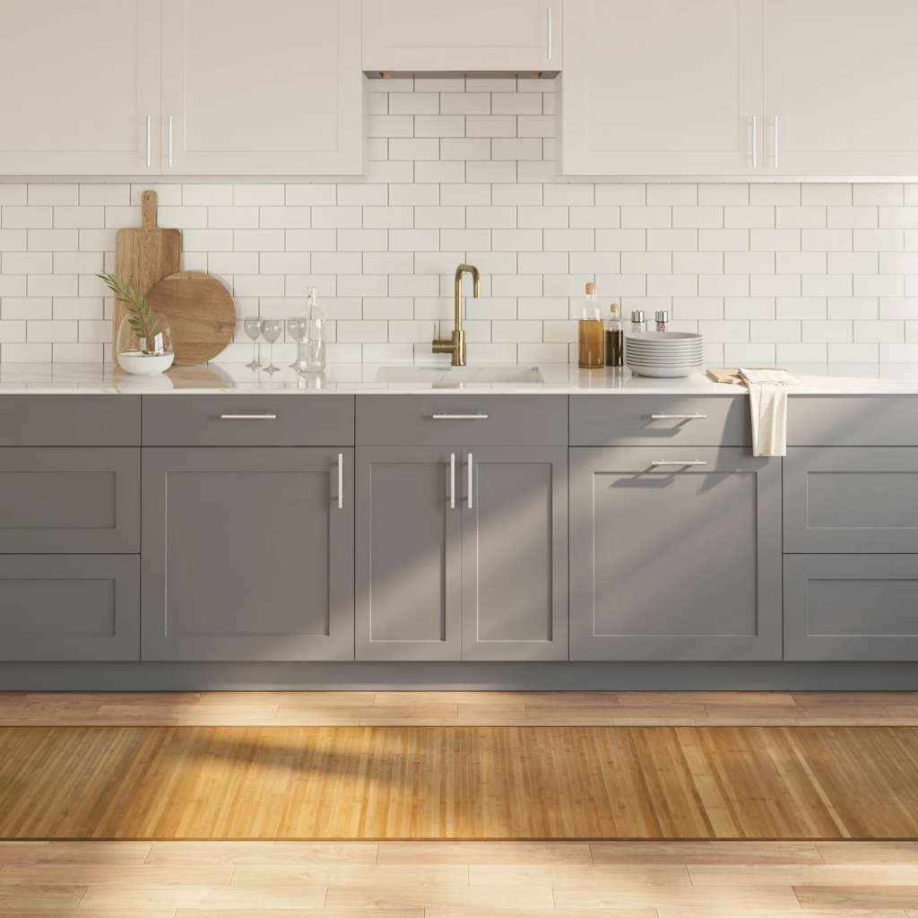 Teppich Rechteckig Natur 70x400 cm Bambus