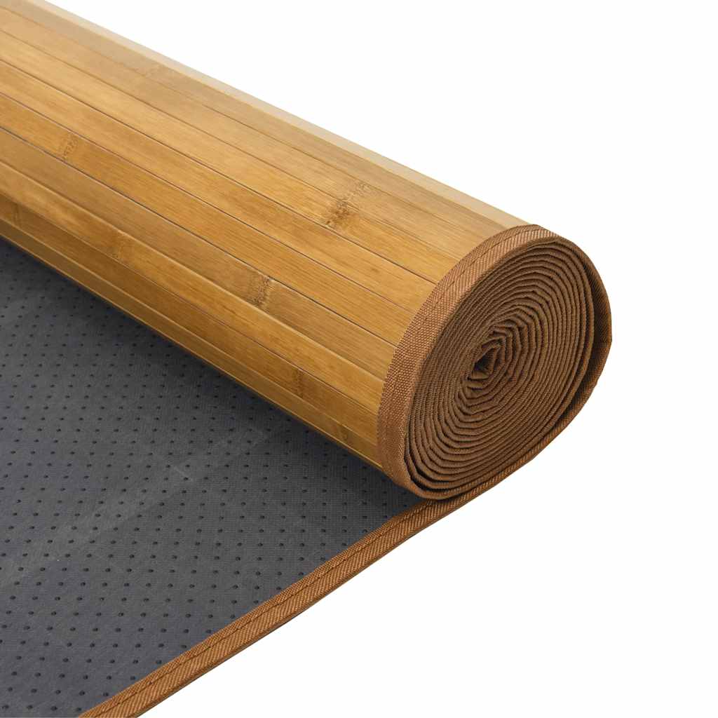 Teppich Rechteckig Natur 80x100 cm Bambus