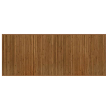 Teppich Rechteckig Braun 80x200 cm Bambus