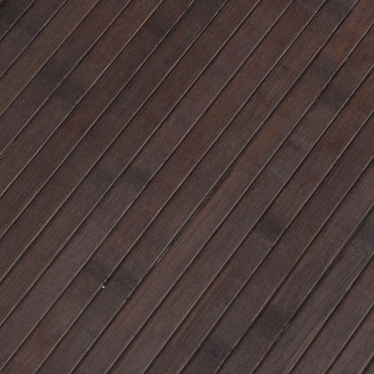 Paravent Dunkelbraun Breite 400 cm Höhe 165 cm Bambus