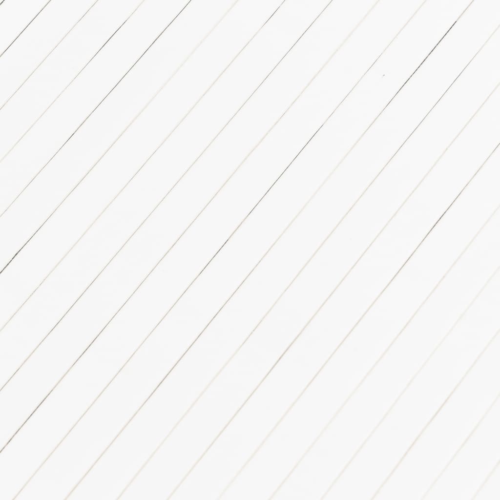 Paravent Weiß Breite 400 cm Höhe 165 cm Bambus