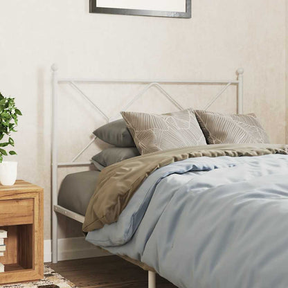 Ersatz-Kopfteil Metall Weiß 107 cm