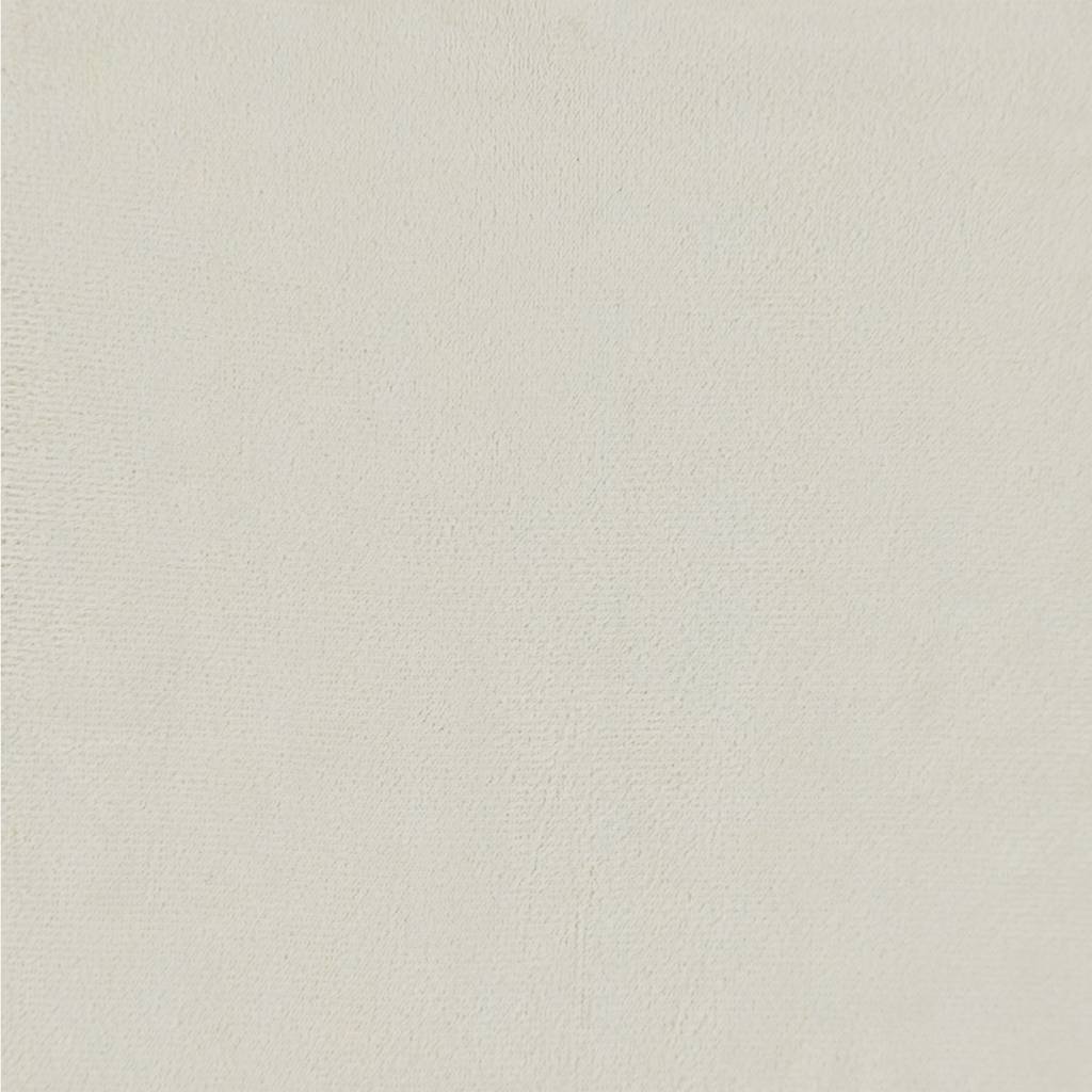 Schlafsofa 2-Sitzer Creme Samt