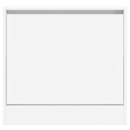 Schuhschrank Weiß 60x21x57 cm Holzwerkstoff