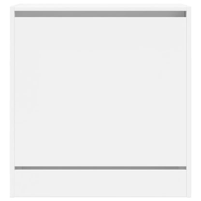 Schuhschrank Weiß 60x34x63,5 cm Holzwerkstoff
