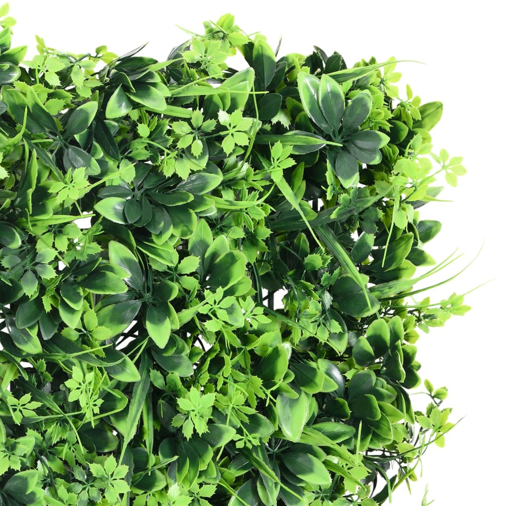 Sichtschutz aus Kunstblättern 6 Stk. Grün 40x60 cm