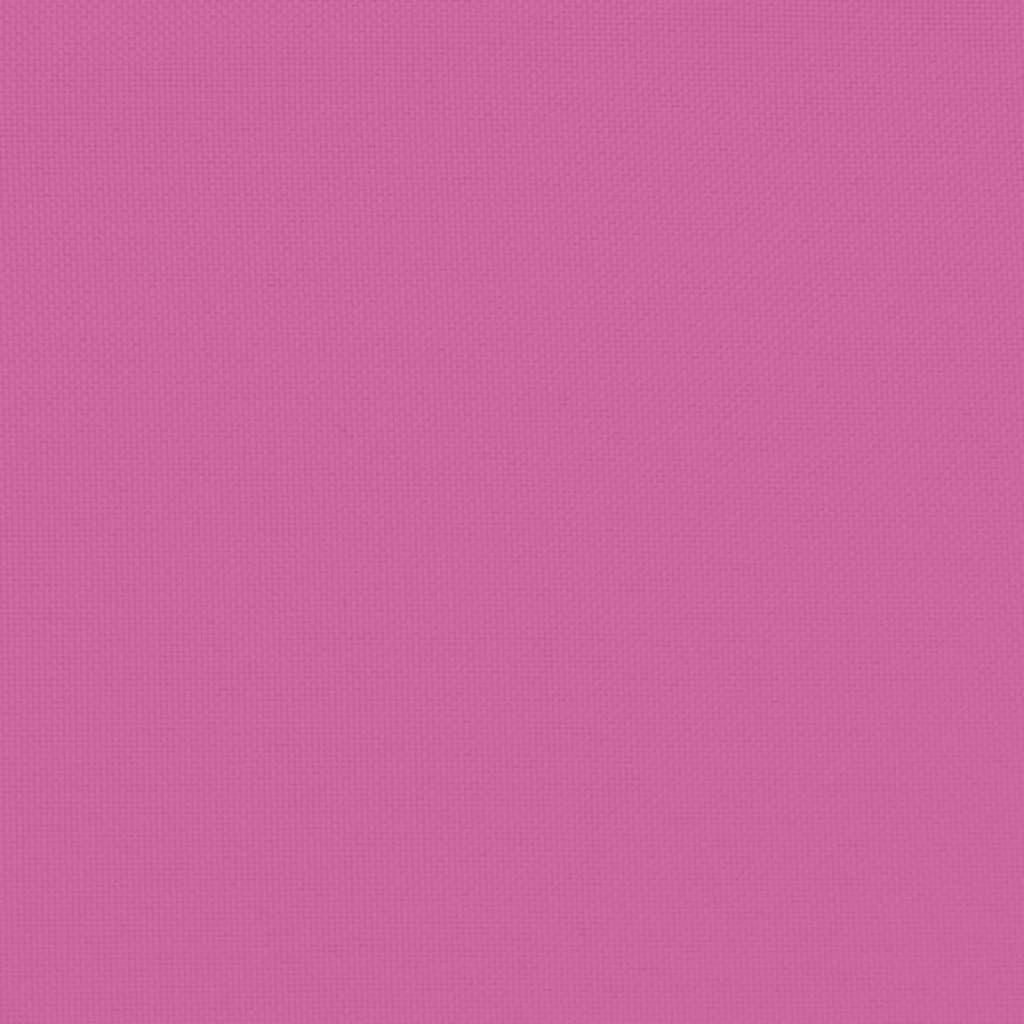 Hochlehner-Auflagen 6 Stk. Rosa Oxford-Gewebe