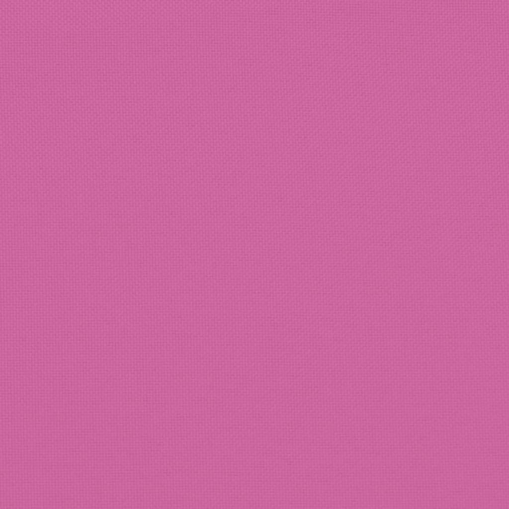 Niedriglehner-Auflagen 2 Stk. Rosa Oxford-Gewebe