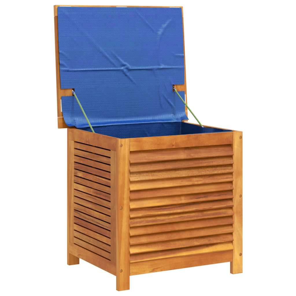 Gartenbox mit Lüftungsschlitzen 60x50x56 cm Massivholz Akazie