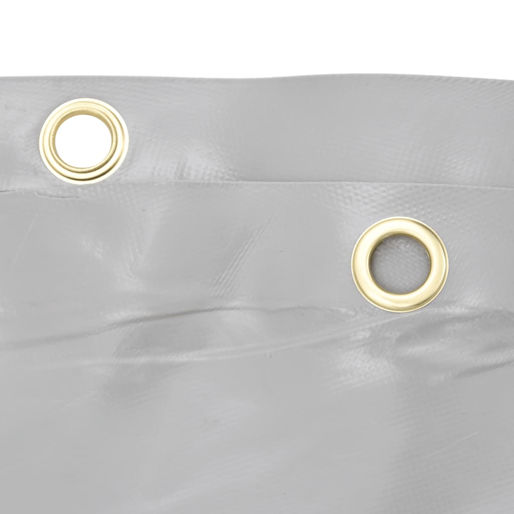 Abdeckplane Grau 5x8 m 650 g/m²