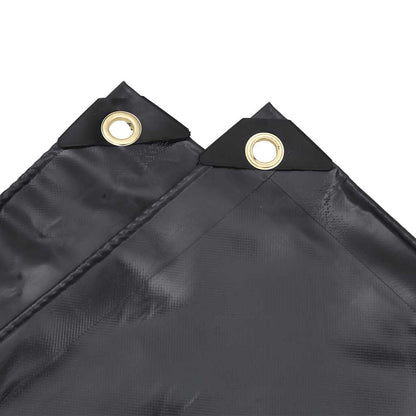 Abdeckplane Anthrazit 2,5x4,5 m 650 g/m²