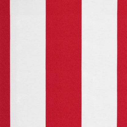 Markisenbespannung Rot und Weiß Gestreift 3x2,5 m