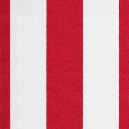 Markisenbespannung Rot und Weiß Gestreift 3,5x2,5 m