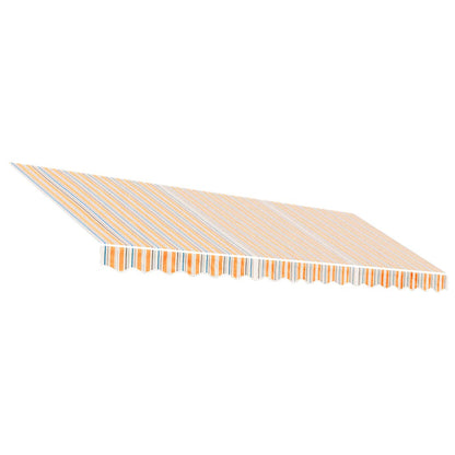 Markisenbespannung Mehrfarbig Gestreift 4,5x3 m