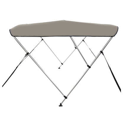 3-Bow Bimini-Top Grau 183x160x137 cm