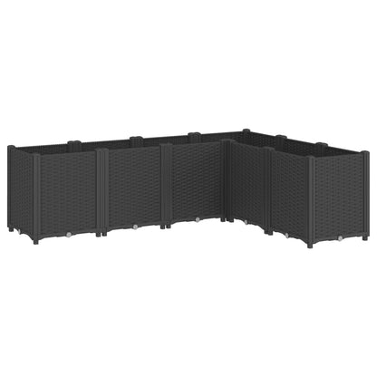 Pflanzkübel Schwarz 160x120x53 cm PP