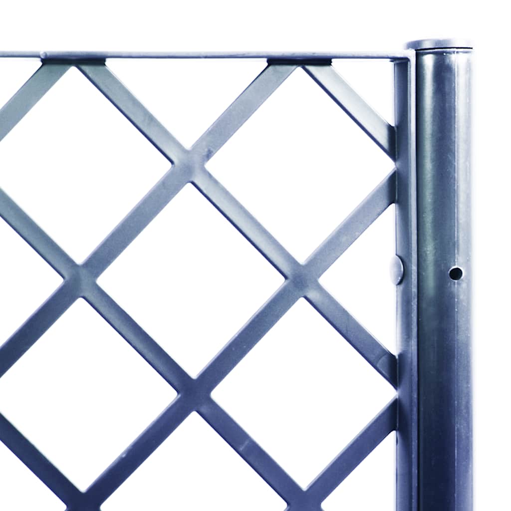 Pflanzkübel mit Rankgitter Blaugrau 160x120x140 cm PP