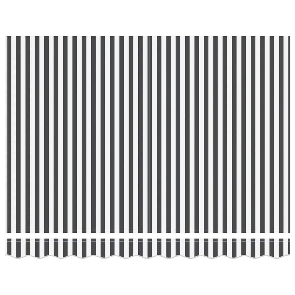 Markise Automatisch Anthrazit & Weiß 300x250 cm