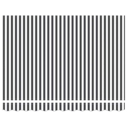 Markise Automatisch Anthrazit & Weiß 300x250 cm