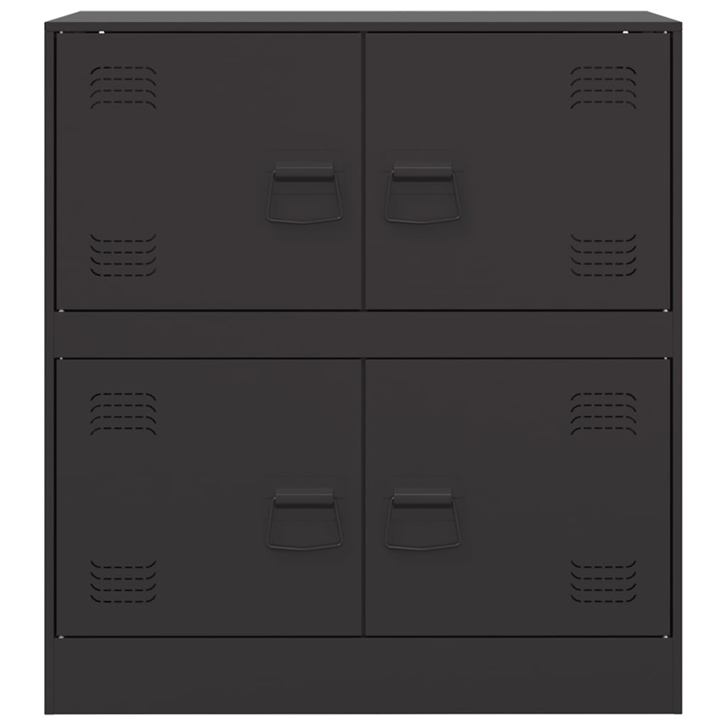 Sideboard Schwarz 67x39x73 cm Stahl