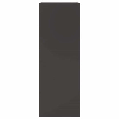 Sideboard Schwarz 67x39x107 cm Stahl