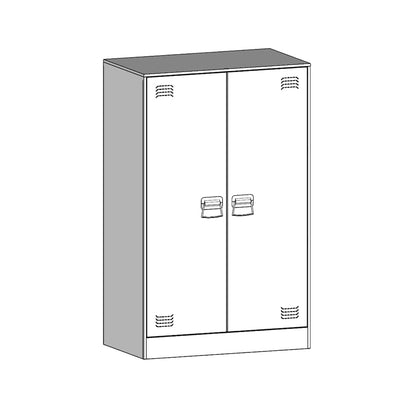 Sideboard Rosa 67x39x107 cm Stahl