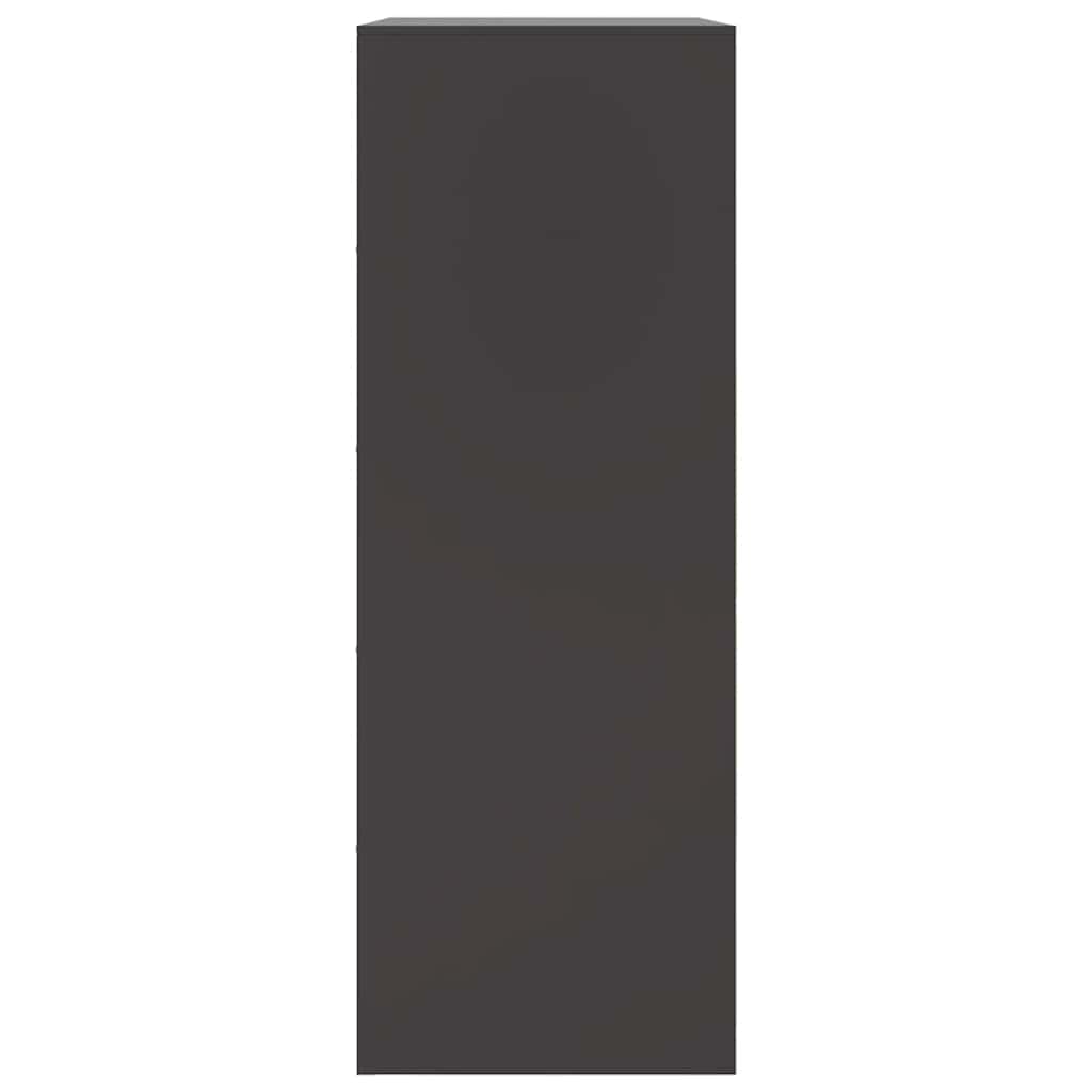 Sideboard Schwarz 67x39x107 cm Stahl