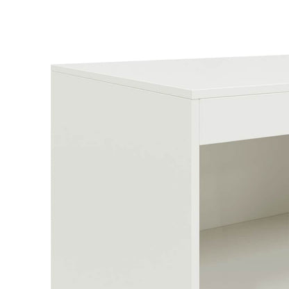 Sideboard Weiß 67x39x107 cm Stahl