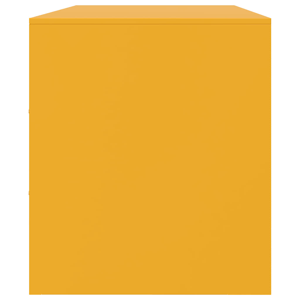 TV-Schrank Senfgelb 99x39x44 cm Stahl